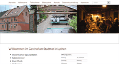 Desktop Screenshot of gasthof-am-stadttor.de